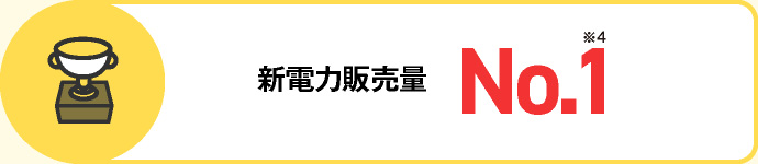 新電力販売量No.1