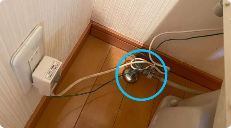 トイレ給水部