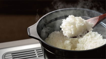 こびりつきにくく、お手入れ簡単