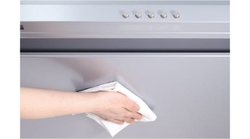 お手入れラクラクな整流板