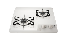 45cm幅・ナチュラルホワイト・メタルトップ・ホーローごとく・レンジフード連動なし・グリルなし・ドロップイン