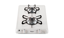 30cm幅・ナチュラルホワイト・メタルトップ・ホーローごとく・レンジフード連動なし・グリルなし・ドロップイン