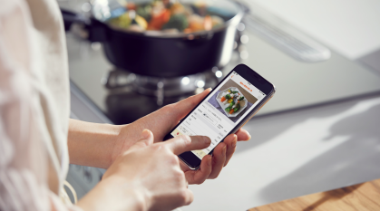 おまかせシェフアプリで自動調理