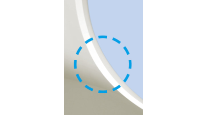 つぎ目のない便座