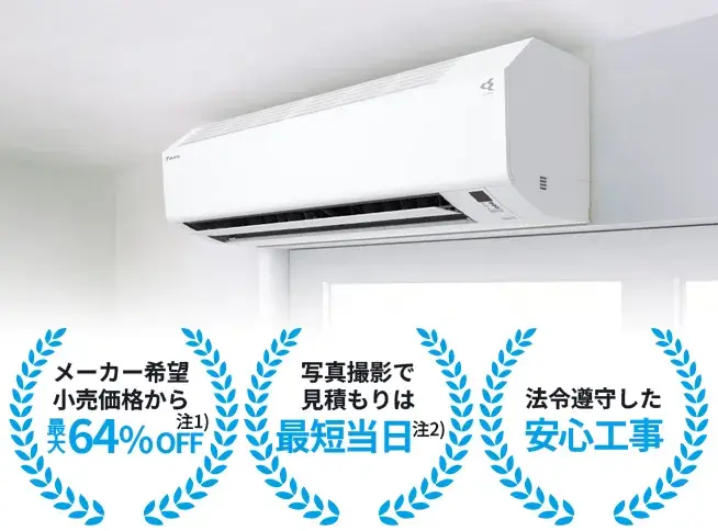 壁掛エアコンの交換