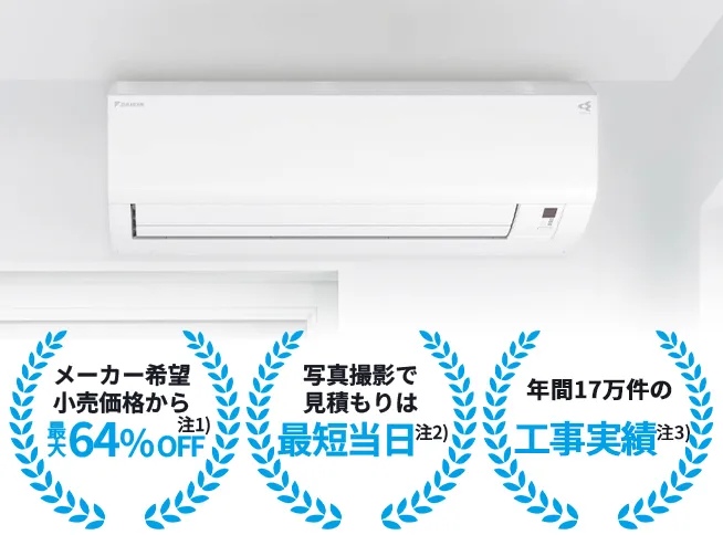 壁掛エアコンの交換
