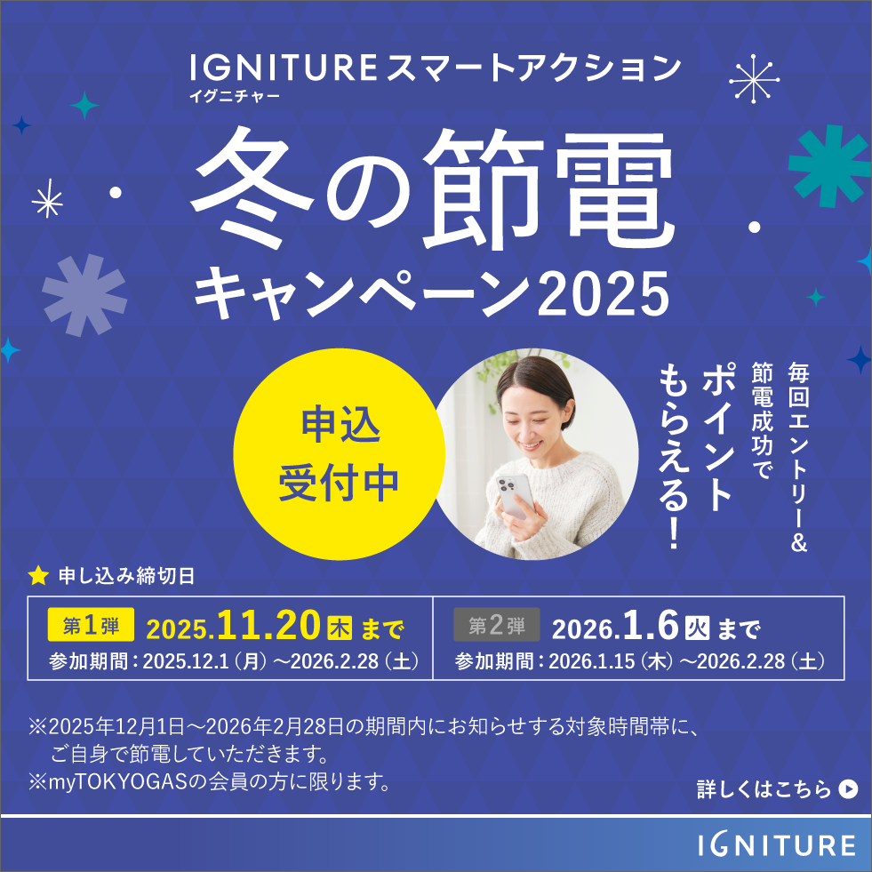 冬の節電キャンペーン2025