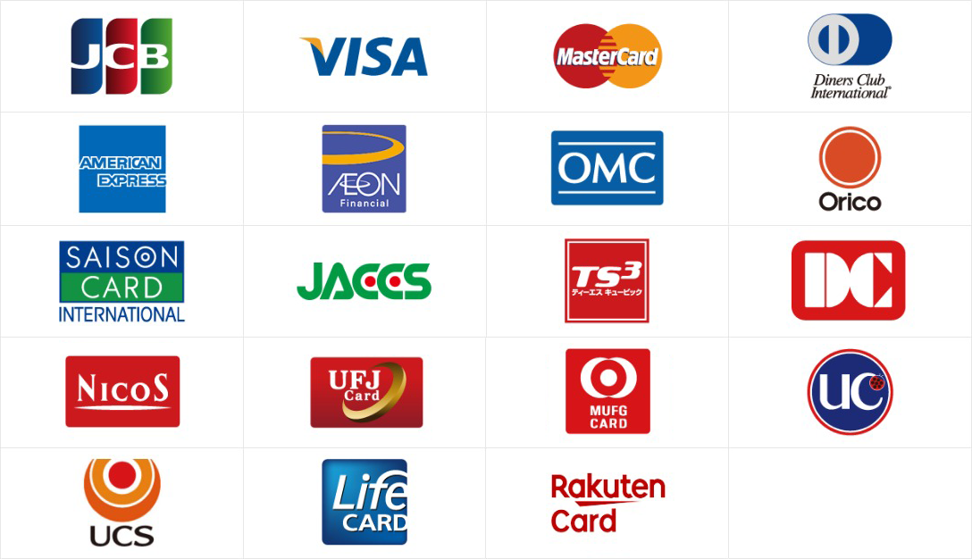 Credit cards accepted