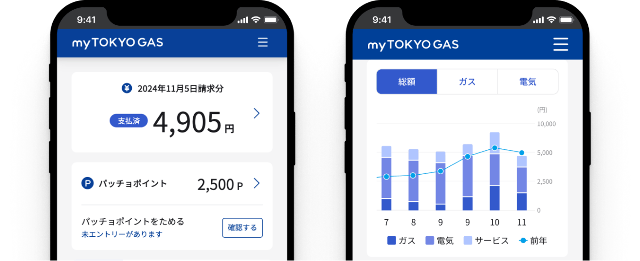myTOKYOGAS イメージ